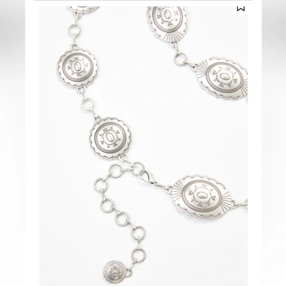 Miranda Lambert Idyllwind silver spur chain belt - Picture 3 of 4